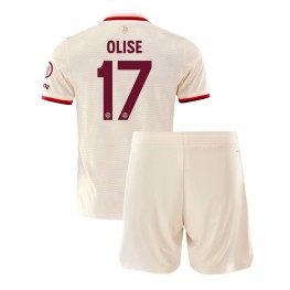 Bayern Munich Michael Olise #17 Derde tenue Kids 2024-25 Korte Mouw (+ Korte broeken)